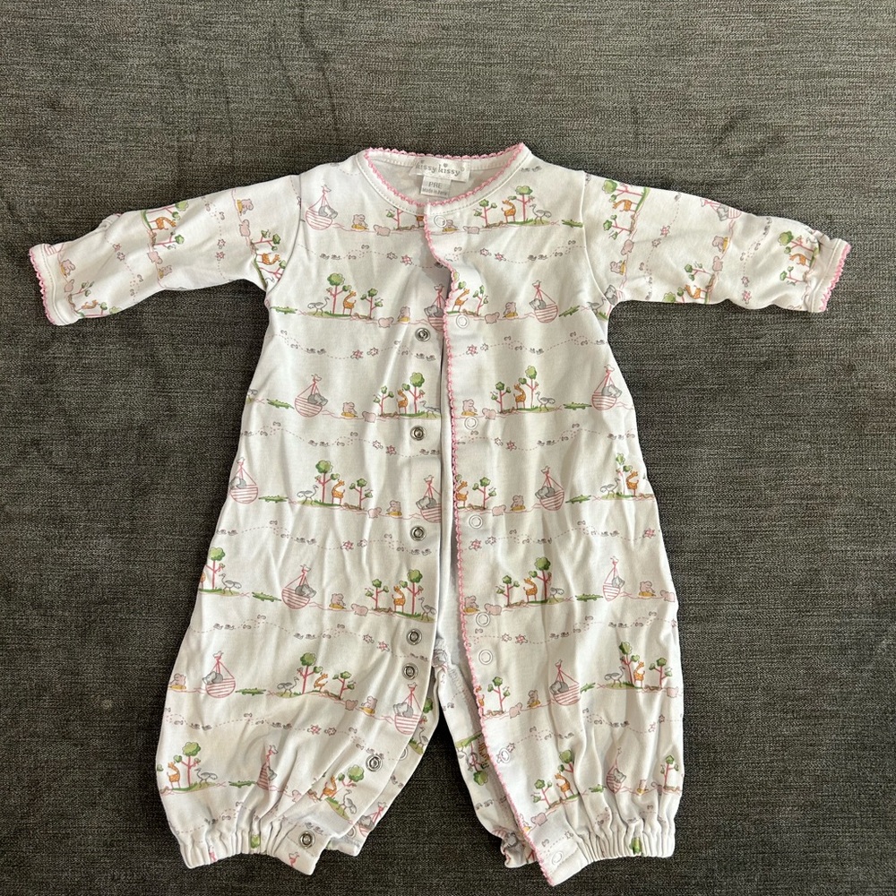 Kissy kissy Floral Print Sleep Romper EUCK